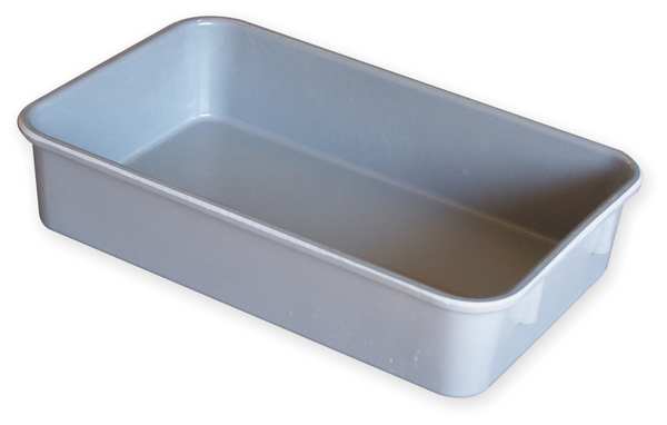 Nesting Container, Gray, Fiberglass Reinforced Composite, 9 3/4 in L, 6 1/8 in W, 2 1/8 in H