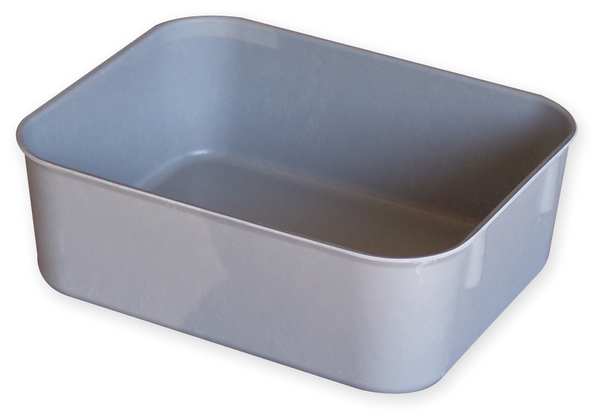 Nesting Container, Gray, Fiberglass Reinforced Composite, 6 1/8 in L, 4 7/8 in W, 2 1/8 in H