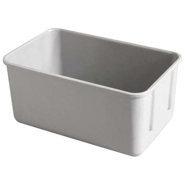 Nesting Container, Gray, Fiberglass Reinforced Composite, 9 3/4 in L, 6 1/8 in W, 4 1/2 in H