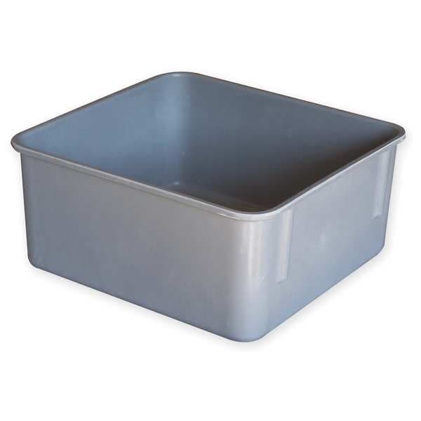 Nesting Container, Gray, Fiberglass Reinforced Composite, 9 3/4 in L, 9 1/4 in W, 2 1/8 in H