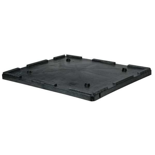 Black Plastic Bulk Container Lid