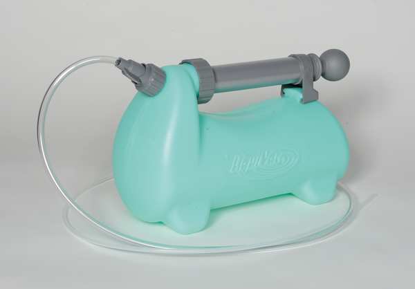 Portable Oil Changing Unit, Teal Green