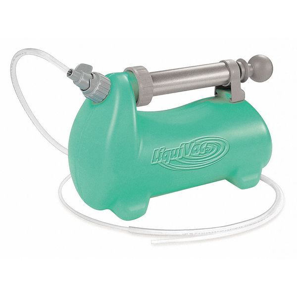Portable Oil Changing Unit, Teal Green
