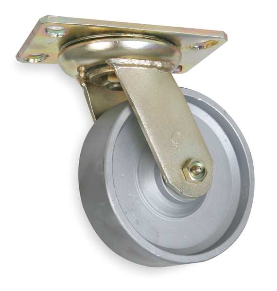 Swivel Plate Castr, Cst Iron, 8 in, 1750 lb