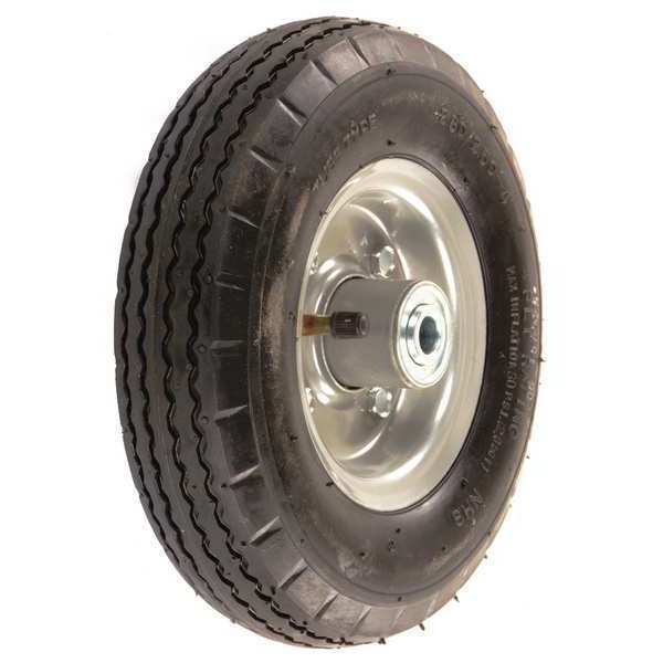 Pneumatic Wheel, 8 In, 295 lb