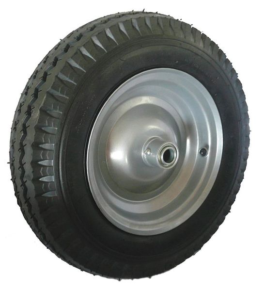 Pneumatic Wheel, 14 In, 565 lb