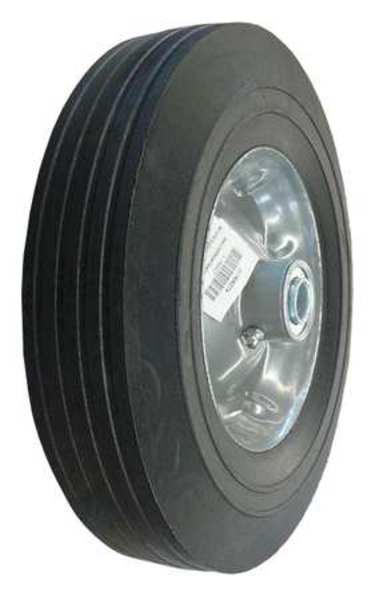 Solid Rubber Wheel, 10 in., 450 lb., Sym