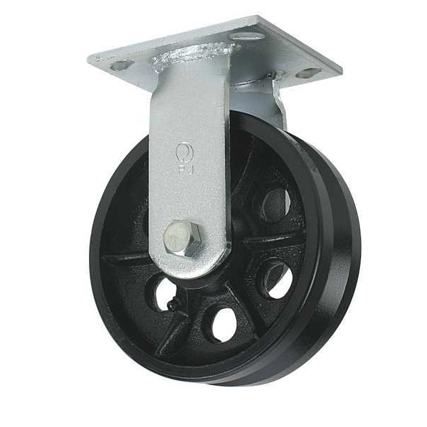 V-Grve Rgd Castr, Cst Irn, 4 in., 800 lb., B