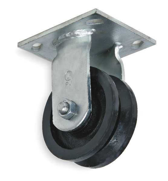 V-Grove Rgd Cstr, Cst Irn, 4 in., 800 lb., B