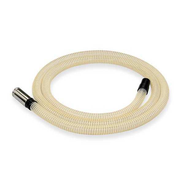 Vacuum Hose, 1-1/2 x 15 ft, Clear, Urethane