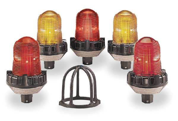 Hazardous Warning Light, Strobe Tube, Red