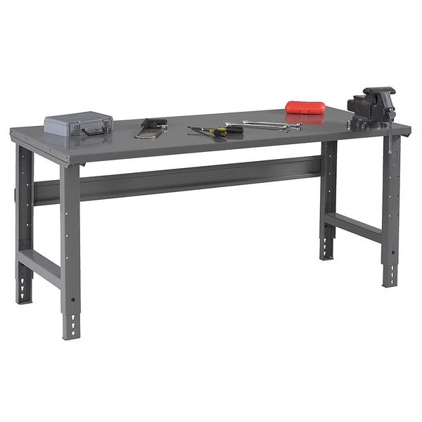 Bolted Work Bench, Steel, 72