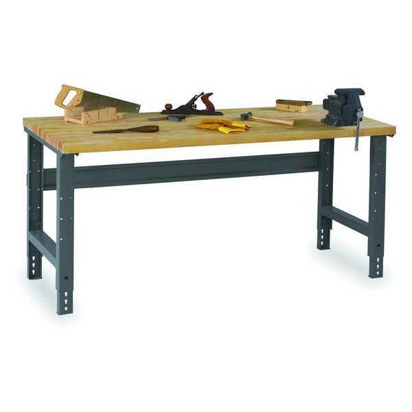Bolted Workbenches, Butcher Block, 60