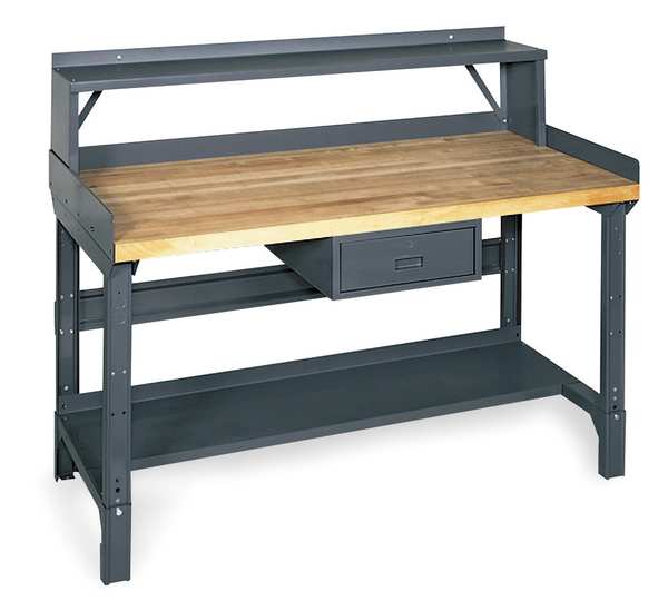 Bolted Workbenches, Butcher Block, 60