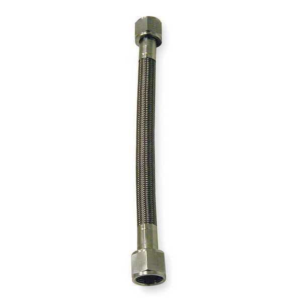 PTFE Hose, 5/16 IDx48 In L, SS, 2500 PSI