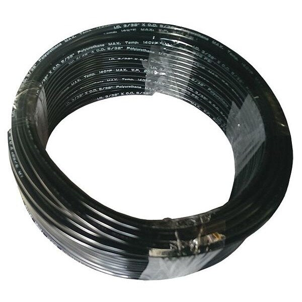 Tubing, 3/32In IDx5/32 In OD, 100 Ft, Black