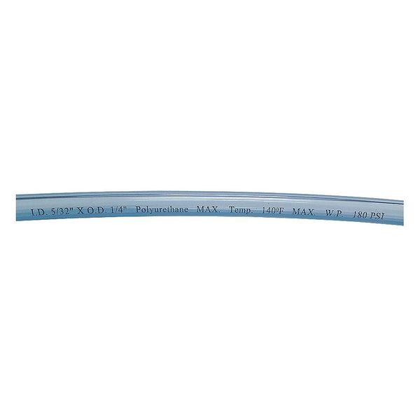 Tubing, 5/32In IDx1/4 OD, 250 Ft, ClearBlue