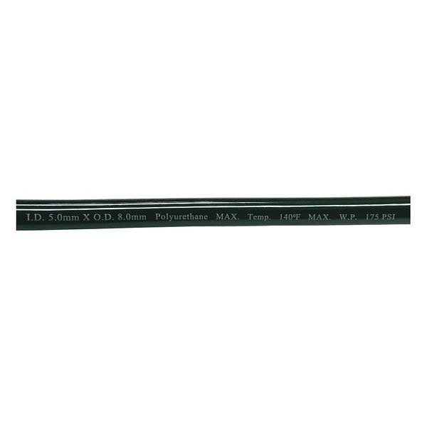 Tubing, 5 IDx8mm OD, 100 Ft, Black