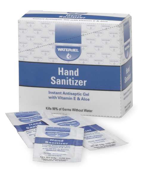 Sanitizer, Foil Pack, 0.9g, PK25