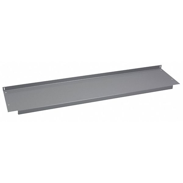 Lower Shelf, 60 W x 14 D x 1 in. H, Gray