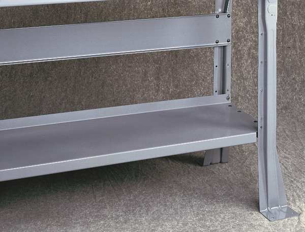 Lower Shelf, 48 W x 14 D x 1 in. H, Gray
