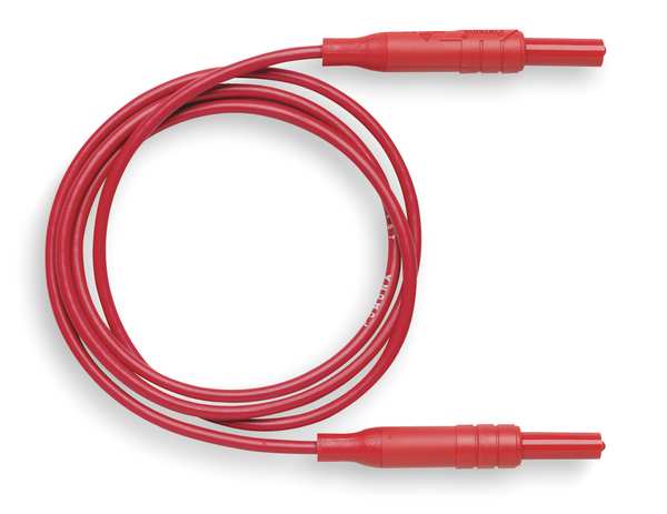 Test Lead, 60 In. L, Red, 1000VAC