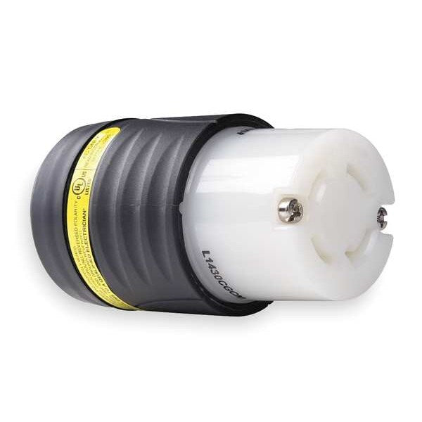 30A Ground Monitoring Connector 3P 4W 125/250VAC L14-30R