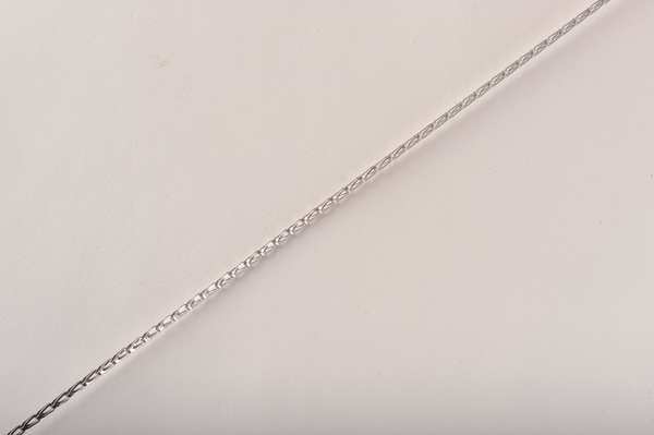 Key Reel, Split Ring Type, 1 1/8 in Ring Size, Chrome