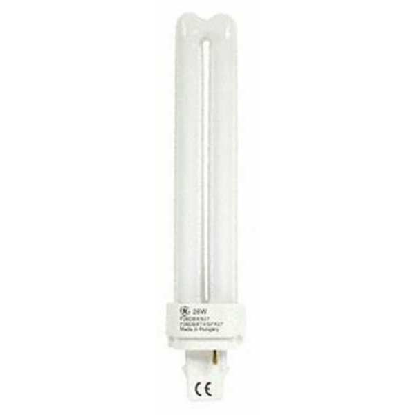 GE Biax (TM) 26W, T4 PL Plug-In Fluorescent Light Bulb