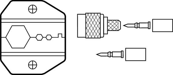 Replacement Die, For RG8/11, RG213, RG216