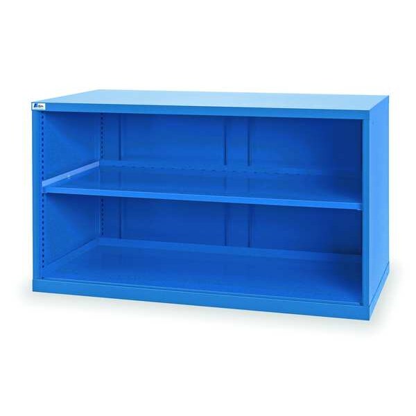 Steel Open Front Shelf Base Storage Cabinet, 56-1/2 in W, 33-1/2 in H