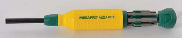 Hex Bit 8 1/2 in, Drive Size: 1/4 in , Num. of pieces:8