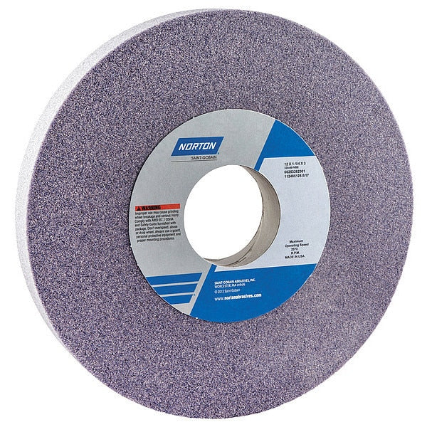 Grinding Wheel, T1, 12x1-1/4x3, AO, 46G, Med
