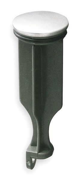 Drain Plunger, Plastic, Pipe Dia 1 1/4 In