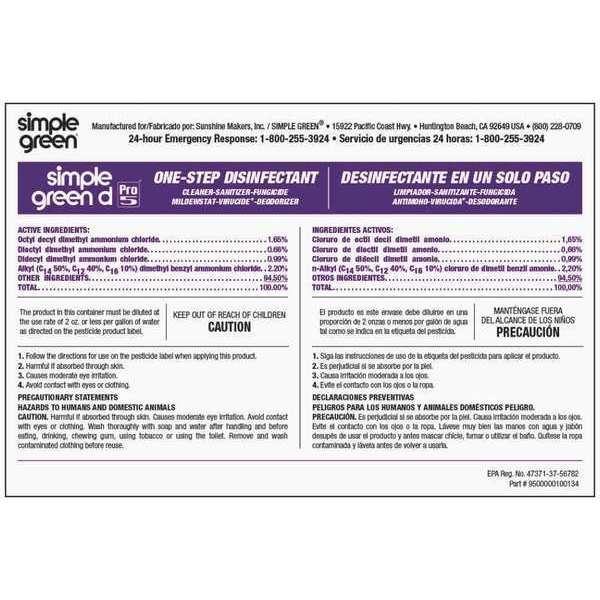 Simple Green Secondary Labels, 10 PK