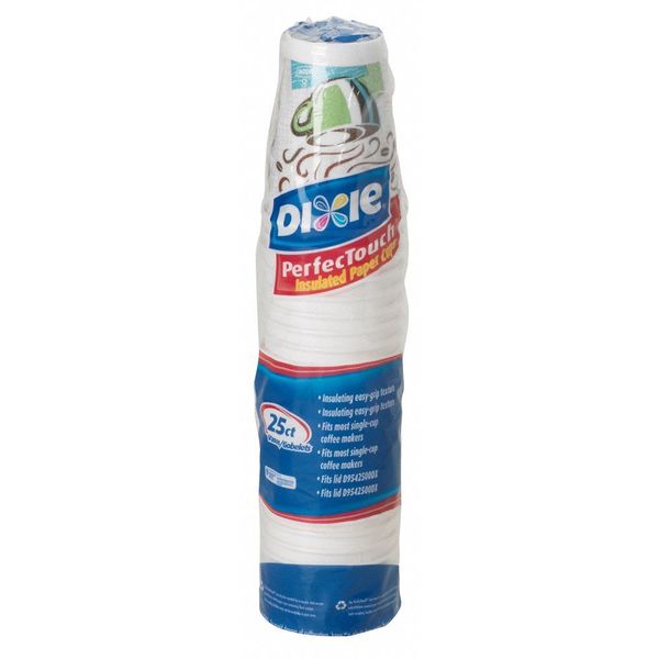 Disposable Hot cup 8 oz. White, Paper, Pk500