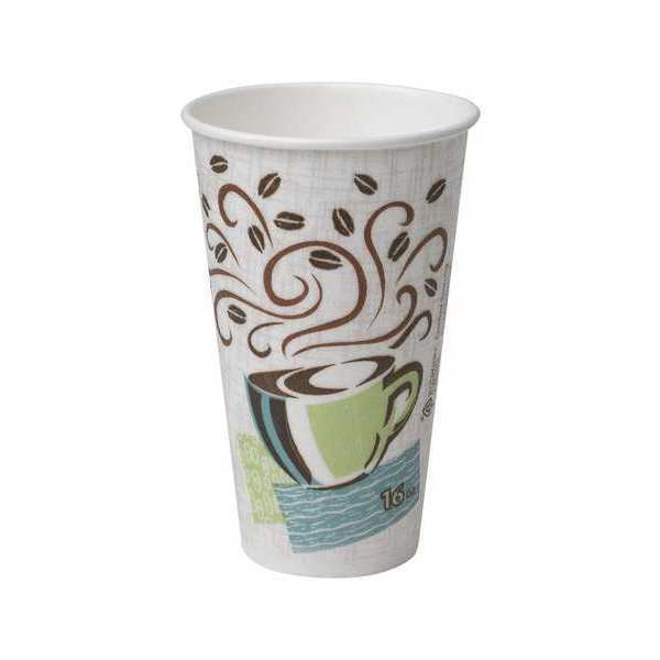 Disposable Hot cup 16 oz. White, Paper, Pk500