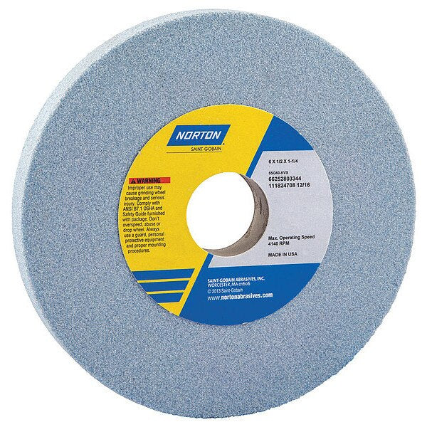 Grinding Wheel, T1, 6x1/2x1.25, CA, 60G, PK5