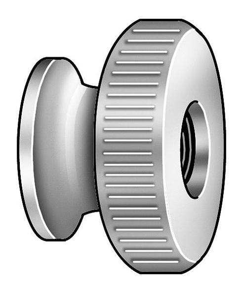 Thumb Nut, #10-32, Gr 18-8, SS, Passivtd, PK5