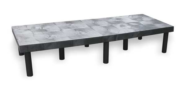 Dunnage Rack, 1500 lb., HDPE, 66 W x 24 D