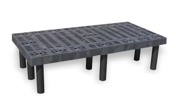 Dunnage Rack, 700 lb., HDPE, 48 W x 24 D