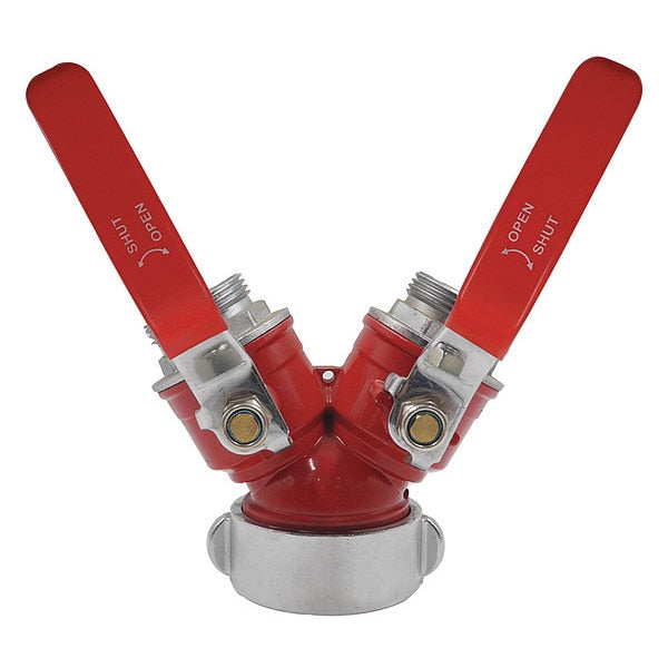 Ball Valve, 3 Way, Fire Hose Connection