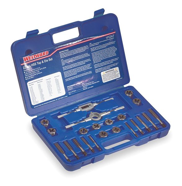 Tap/Die Set, 22 Pieces