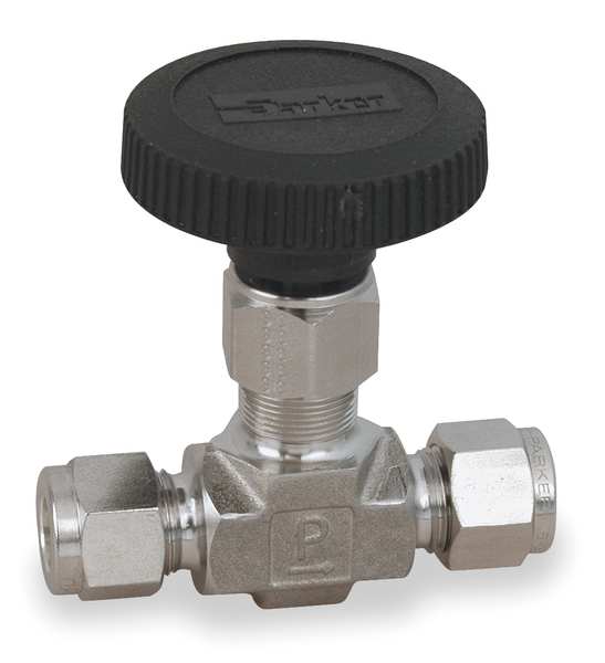 Needle Valve, Straight, 316 SS, 1/4 In.