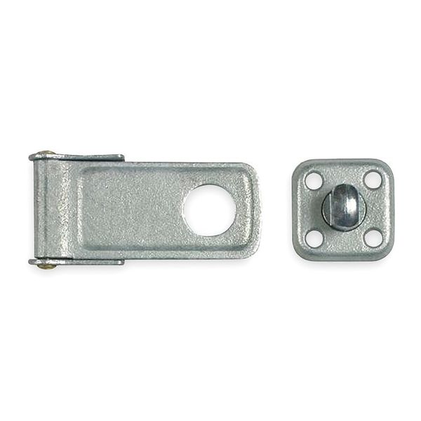 Latching Post Safety Hasp, Steel, 6 In. L