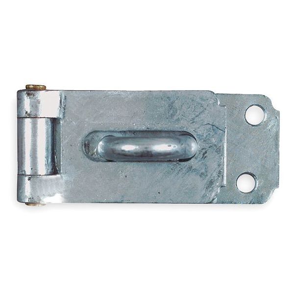 Latching Hinge Hasp, Steel, 7-1/4 In. L