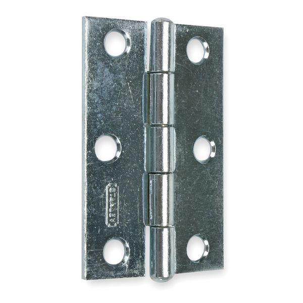 1 11/16 in W x 2 1/2 in H zinc plated Door and Butt Hinge