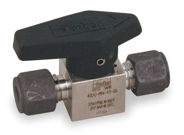 Rotary Plug Valve, 1/2 In, 316 SS, 1/4 Turn