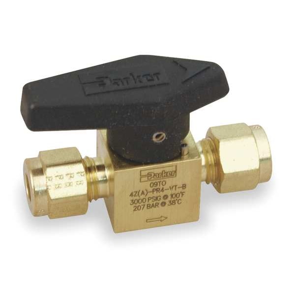 Rotary Plug Valve, 3/8 In, Brass, 1/4 Turn