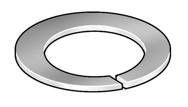 Internal Retaining Ring, Stainless Steel, Plain Finish, 25 PK